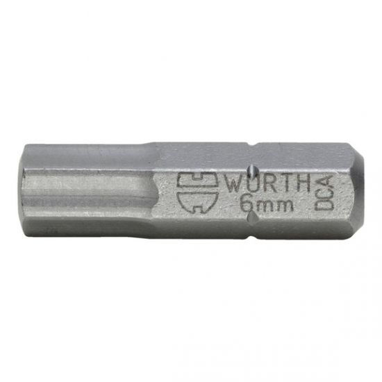 PUNTA BIT 1/4" ALLEN SW6 - L25MM