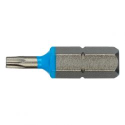 PUNTA BIT 1/4" TX10 SEG - L25MM