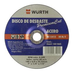 DISCO DESBASTE PREMIUM  180X6,0X22,2