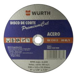 DISCO DE CORTE PREMIUM  230X2,5X22,2